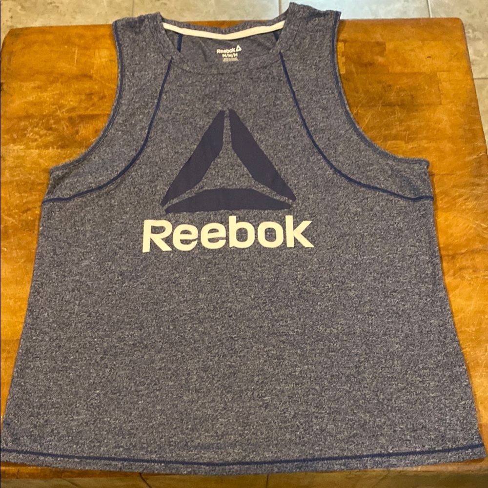Reebok Blue Sleeveless Tank Top